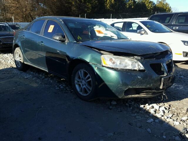 1G2ZF55B264245580 - 2006 PONTIAC G6 SE GREEN photo 1