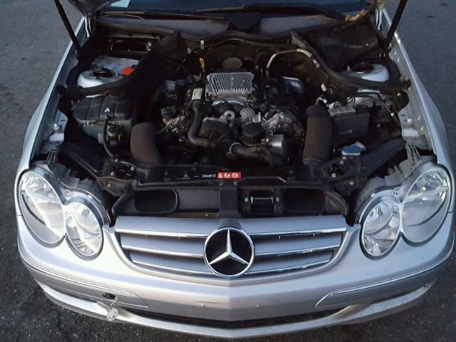 WDBTJ56H67F227171 - 2007 MERCEDES-BENZ CLK 350 SILVER photo 7