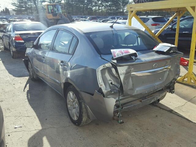 3N1AB6AP4CL781385 - 2012 NISSAN SENTRA 2.0 SILVER photo 3