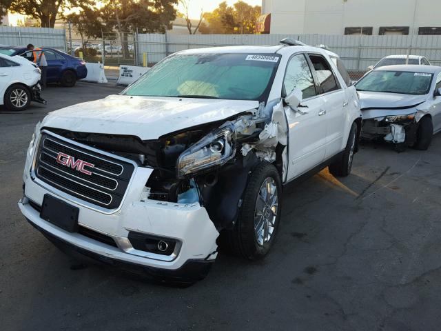 1GKKVSKDXHJ143117 - 2017 GMC ACADIA LIM WHITE photo 2