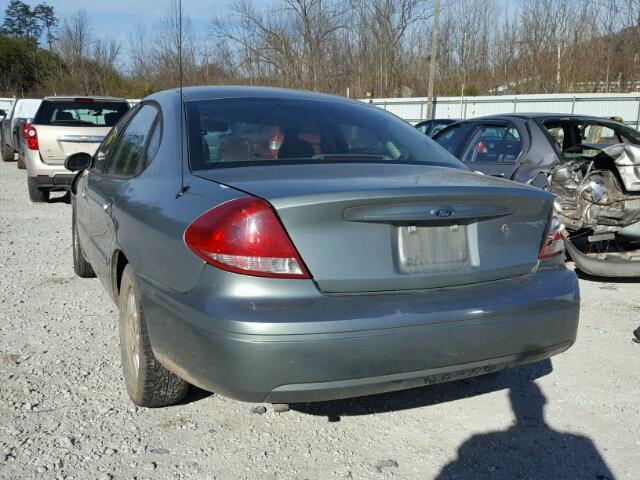 1FAFP56U97A152057 - 2007 FORD TAURUS SEL GREEN photo 3