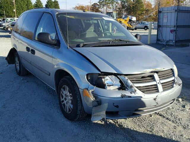 1D4GP24R76B715887 - 2006 DODGE GRAND CARA TURQUOISE photo 1