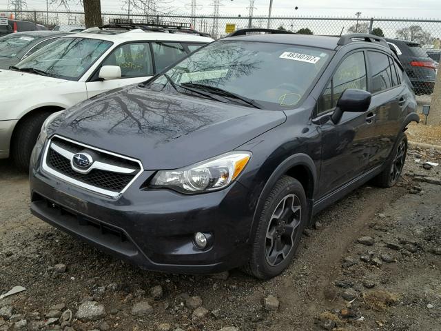 JF2GPAGCXE8309419 - 2014 SUBARU XV CROSSTR GRAY photo 2