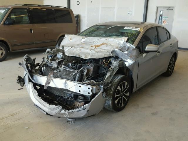 19XFB2F84FE005327 - 2015 HONDA CIVIC EX 银色 照片 2
