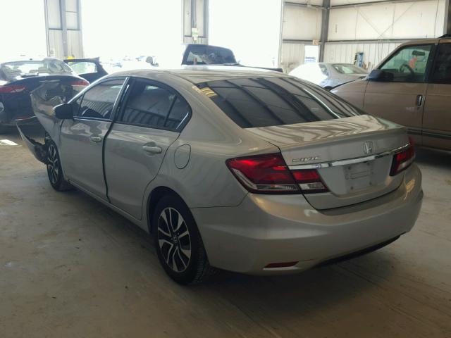 19XFB2F84FE005327 - 2015 HONDA CIVIC EX 银色 照片 3