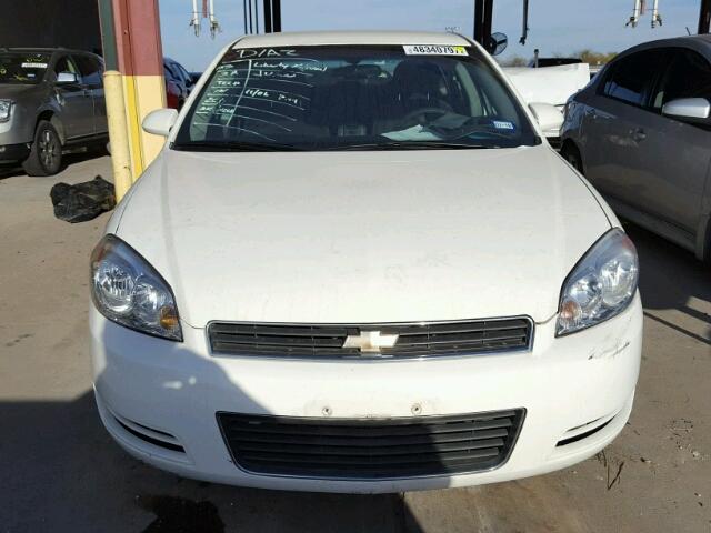 2G1WB58K781278202 - 2008 CHEVROLET IMPALA LS WHITE photo 9