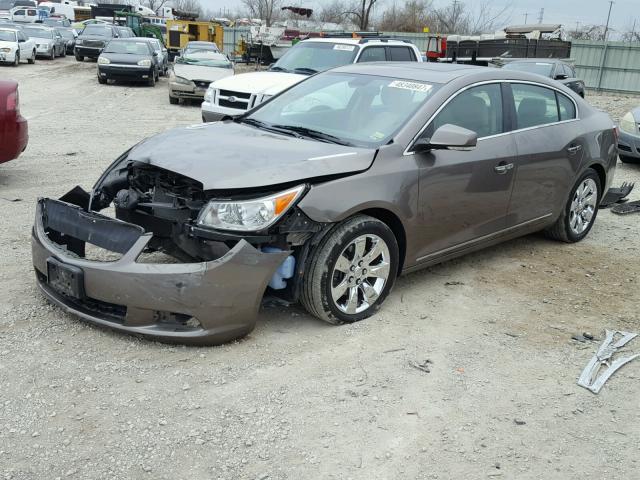 1G4GC5EC8BF201985 - 2011 BUICK LACROSSE C BROWN photo 2