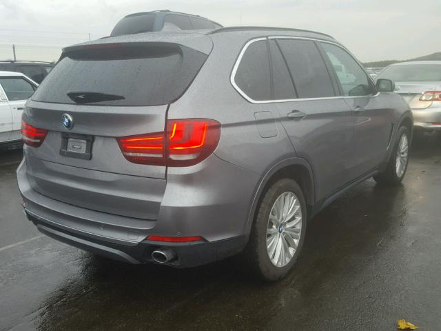 5UXKR0C55G0P29187 - 2016 BMW X5 XDRIVE3 GRAY photo 4