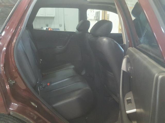 JN8AZ08W45W400249 - 2005 NISSAN MURANO SL MAROON photo 6