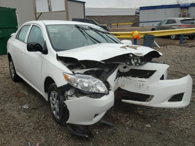 1NXBU4EE9AZ262243 - 2010 TOYOTA COROLLA BA WHITE photo 1