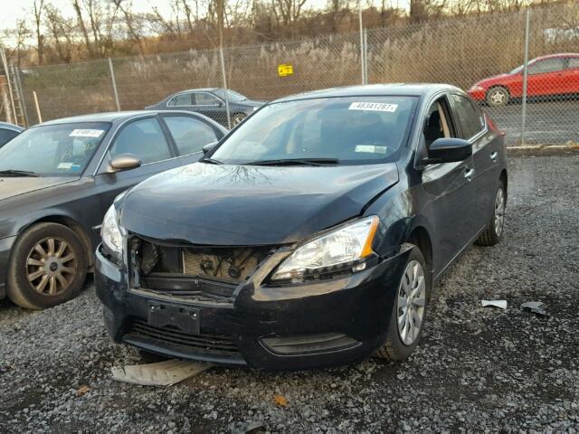 3N1AB7AP8FY231961 - 2015 NISSAN SENTRA S GRAY photo 2