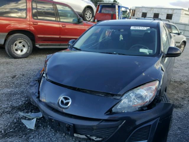 JM1BL1SG2A1304569 - 2010 MAZDA 3 I BLACK photo 2