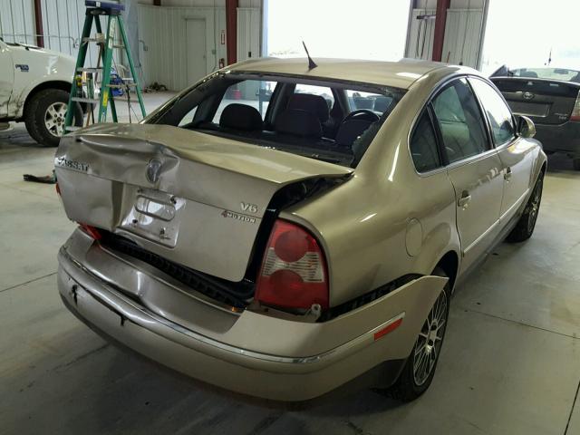 WVWTU63B15E040289 - 2005 VOLKSWAGEN PASSAT GLX 棕色 照片 4