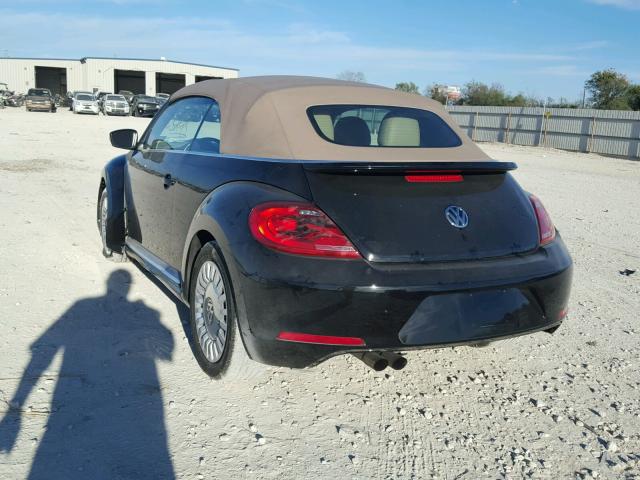 3VW507AT0EM817087 - 2014 VOLKSWAGEN BEETLE BLACK photo 3