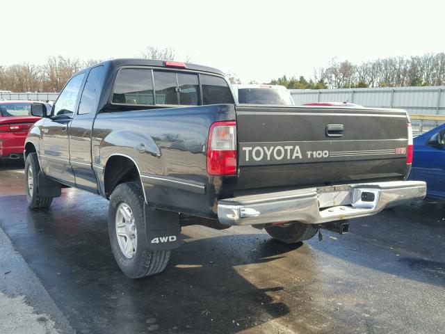 JT4UN24D4V0049298 - 1997 TOYOTA T100 XTRAC BLACK photo 3