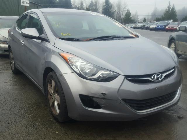 KMHDH4AE0DU798151 - 2013 HYUNDAI ELANTRA GL GRAY photo 1