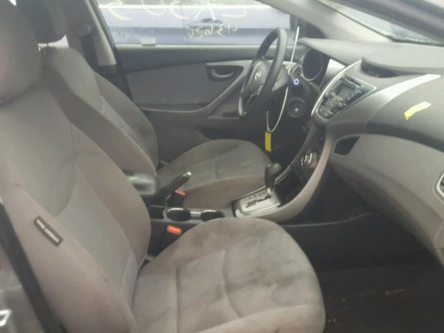 KMHDH4AE0DU798151 - 2013 HYUNDAI ELANTRA GL GRAY photo 5