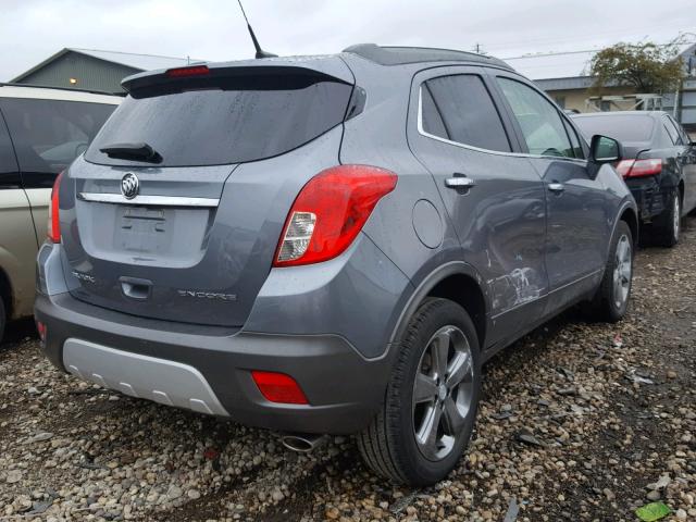 KL4CJCSB9DB197510 - 2013 BUICK ENCORE SILVER photo 4