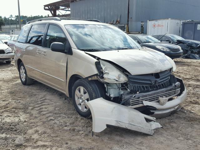 5TDZA23C15S245044 - 2005 TOYOTA SIENNA CE GOLD photo 1