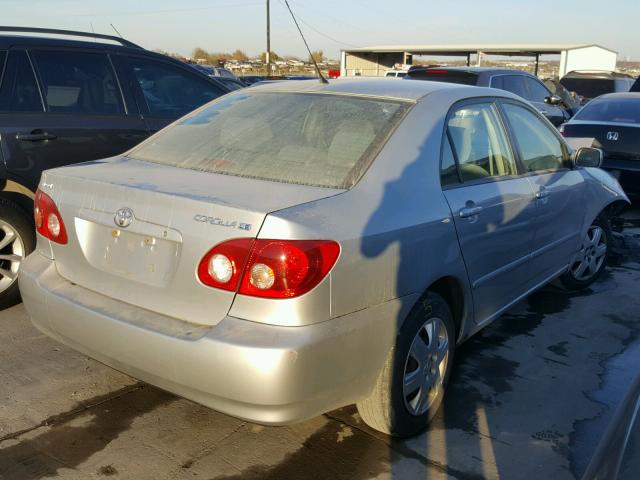 1NXBR32E65Z476953 - 2005 TOYOTA COROLLA CE SILVER photo 4
