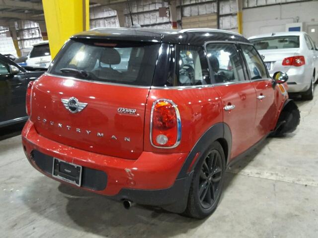 WMWZB3C54FWR44381 - 2015 MINI COOPER COU RED photo 4