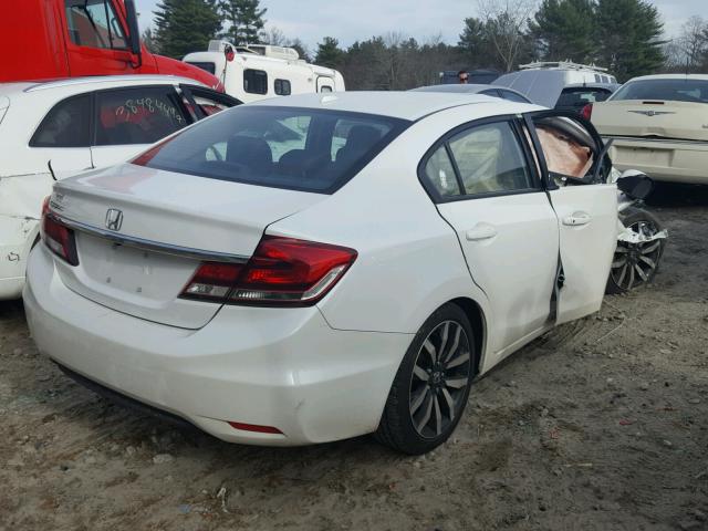 19XFB2F90FE227145 - 2015 HONDA CIVIC EXL 白色 照片 4
