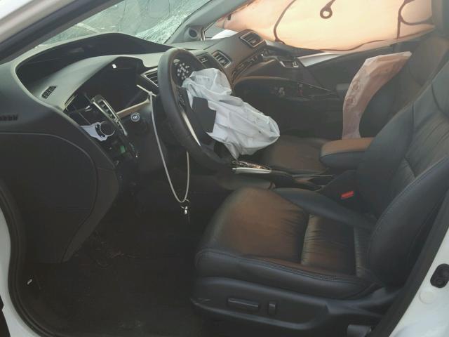 19XFB2F90FE227145 - 2015 HONDA CIVIC EXL 白色 照片 5