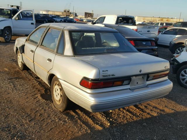 1FAPP36X5RK229328 - 1994 FORD TEMPO GL GRAY photo 3