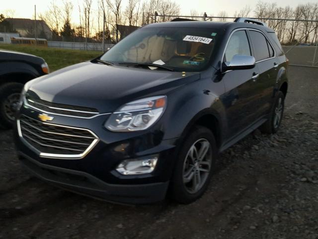 2GNALDEK8H1537736 - 2017 CHEVROLET EQUINOX PR BLUE photo 2