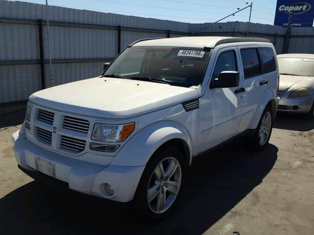 1D4PT4GK3BW600163 - 2011 DODGE NITRO HEAT WHITE photo 2