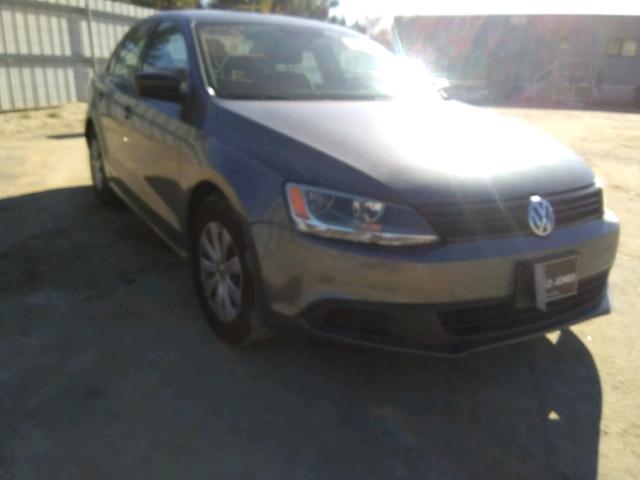 3VW2K7AJ1CM414874 - 2012 VOLKSWAGEN JETTA BASE 灰色 照片 1