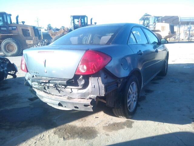 1G2ZF55B264242209 - 2006 PONTIAC G6 SE BLUE photo 4