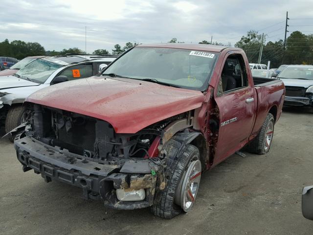 3C6JD6AT0CG261818 - 2012 DODGE RAM 1500 S RED photo 2