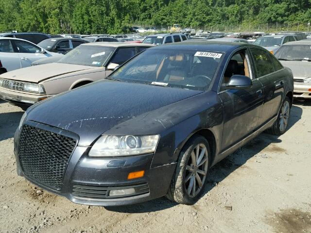 WAUWG74FX9N022565 - 2009 AUDI A6 QUATTRO BLUE photo 2