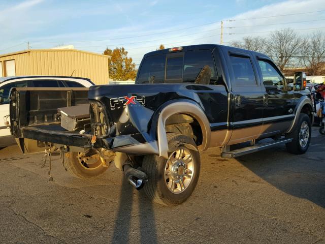 1FT7W2BT9BEB22488 - 2011 FORD F250 SUPER BLACK photo 4