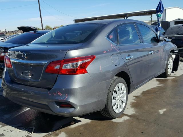 3N1AB7AP2HY252386 - 2017 NISSAN SENTRA S GRAY photo 4