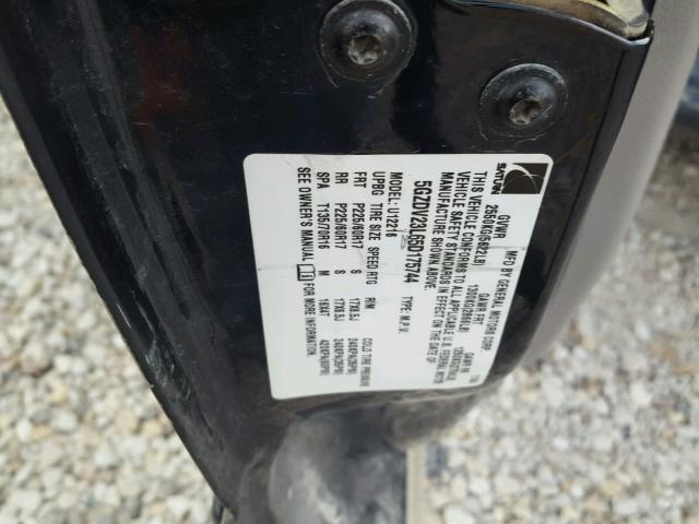 5GZDV23L65D175744 - 2005 SATURN RELAY 3 BLUE photo 10