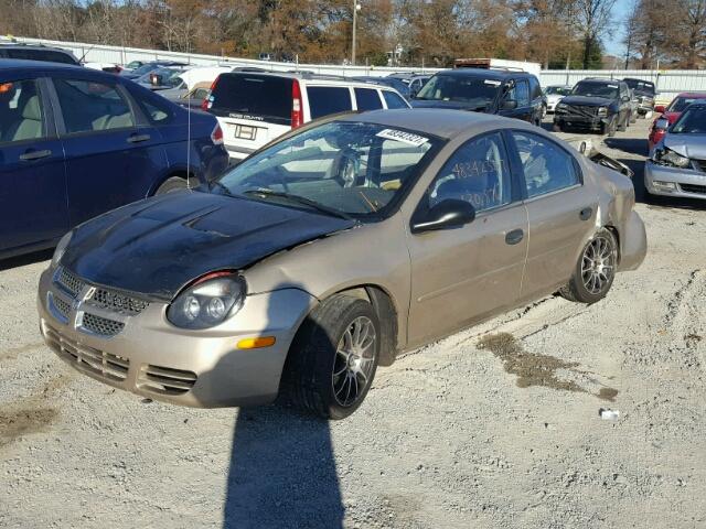 1B3ES26C73D238150 - 2003 DODGE NEON SE TAN photo 2