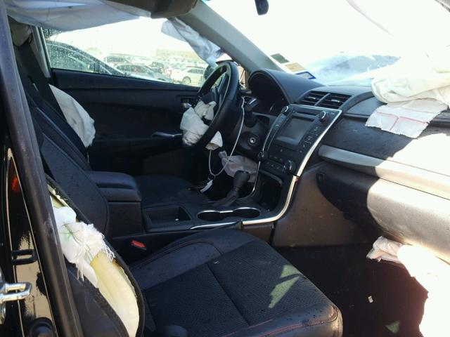 4T1BF1FK6GU198250 - 2016 TOYOTA CAMRY LE შავი ფოტო 5