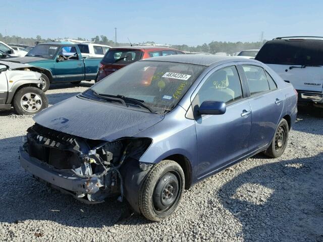 JTDBT903491310240 - 2009 TOYOTA YARIS BLUE photo 2