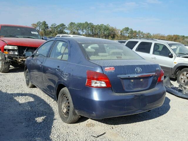 JTDBT903491310240 - 2009 TOYOTA YARIS BLUE photo 3