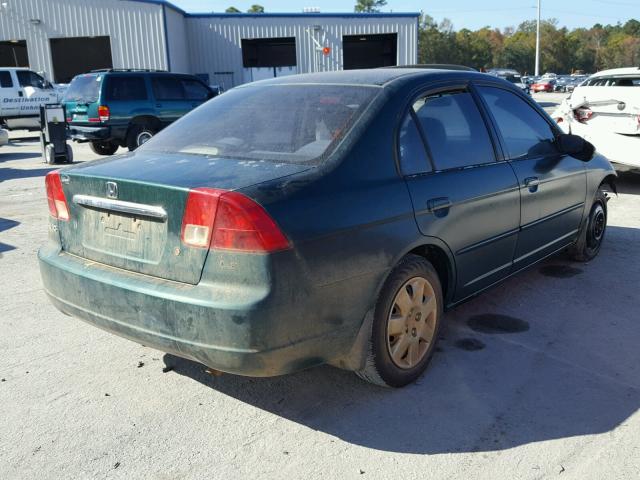 2HGES26751H552690 - 2001 HONDA CIVIC EX 绿色 照片 4