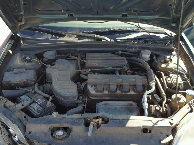 2HGES26751H552690 - 2001 HONDA CIVIC EX GREEN photo 7