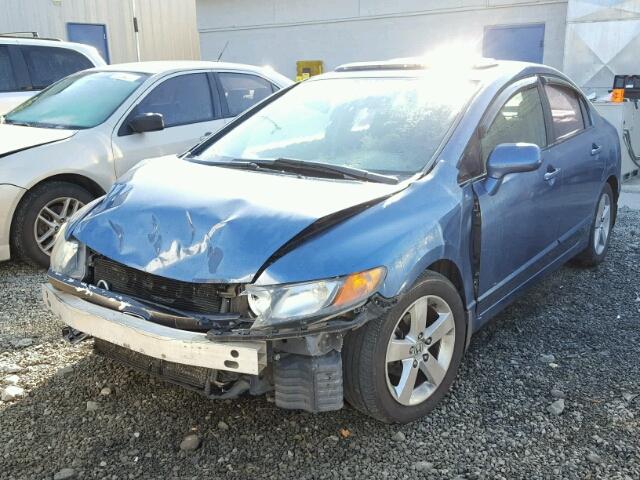 1HGFA16837L113784 - 2007 HONDA CIVIC EX ლურჯი ფოტო 2