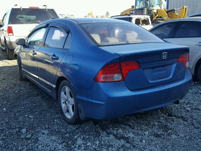 1HGFA16837L113784 - 2007 HONDA CIVIC EX ლურჯი ფოტო 3
