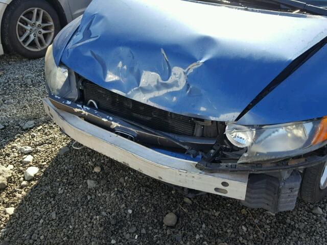 1HGFA16837L113784 - 2007 HONDA CIVIC EX ლურჯი ფოტო 9