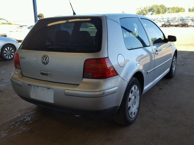 9BWBL61J244024783 - 2004 VOLKSWAGEN GOLF GL SILVER photo 4