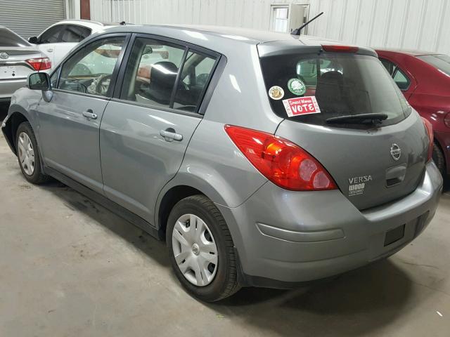 3N1BC1CP3CK260214 - 2012 NISSAN VERSA S GRAY photo 3