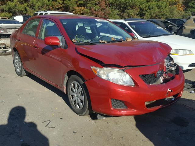 JTDBU4EE8A9102166 - 2010 TOYOTA COROLLA BA MAROON photo 1