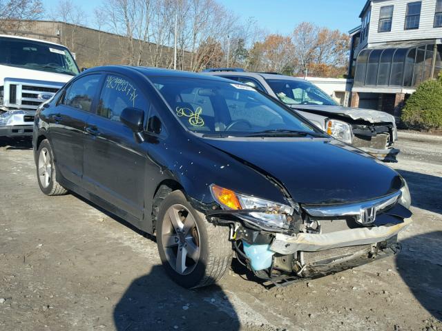 2HGFA168X8H333261 - 2008 HONDA CIVIC EX შავი ფოტო 1